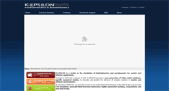 Desktop Screenshot of k-epsilon.com
